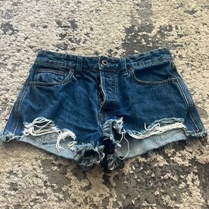 Free People Size 27 Jean Shorts
